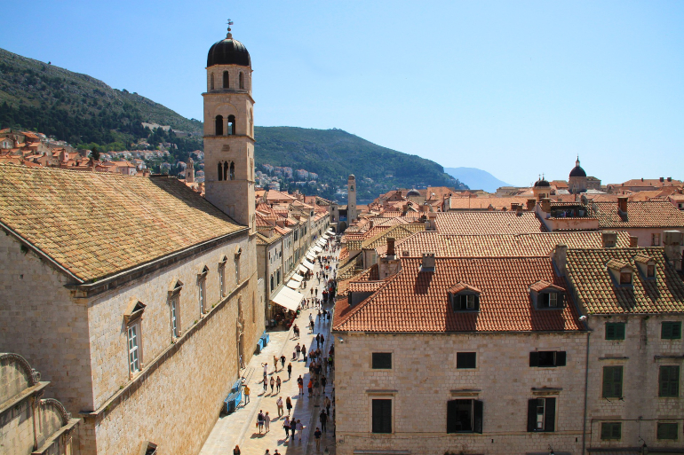Stradun desde la muralla